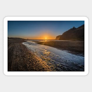 Bethells Beach Sunset Sticker